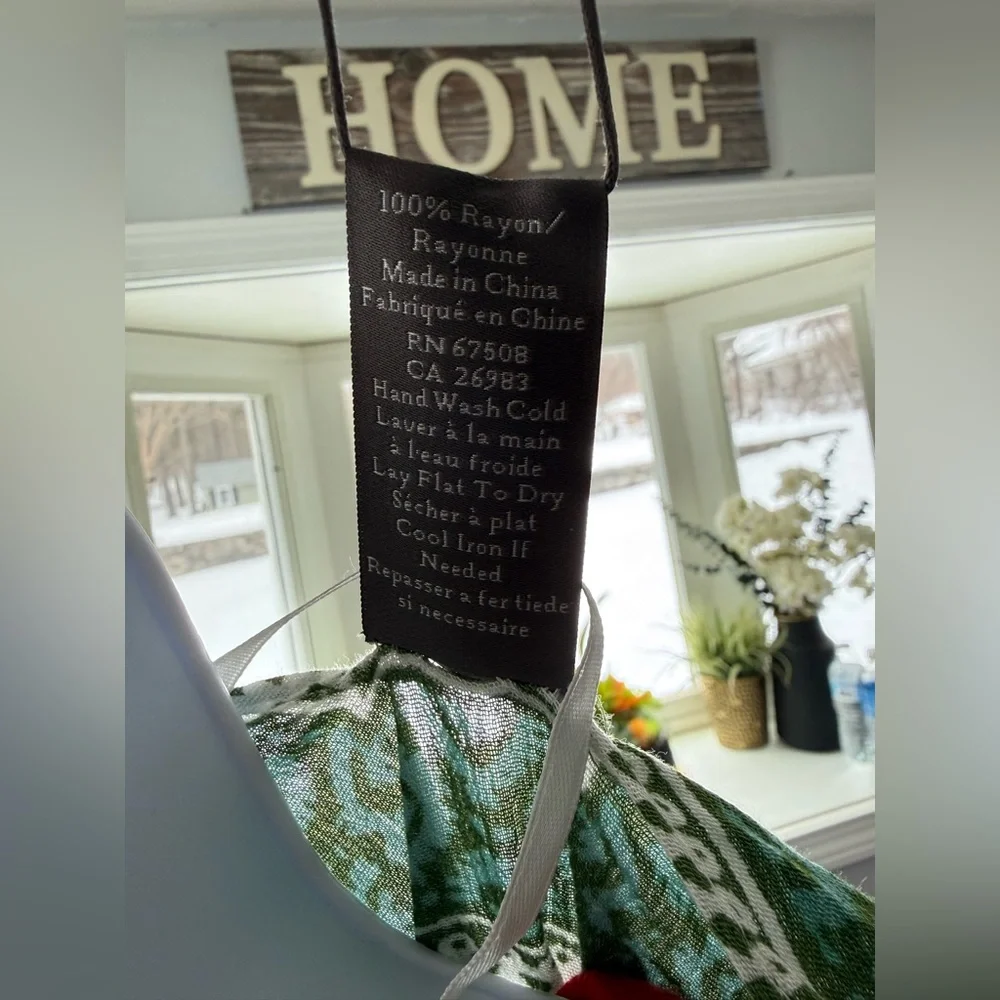 Vince Camuto Floral Kimono in Green and Multicolor - Picture 5 of 7